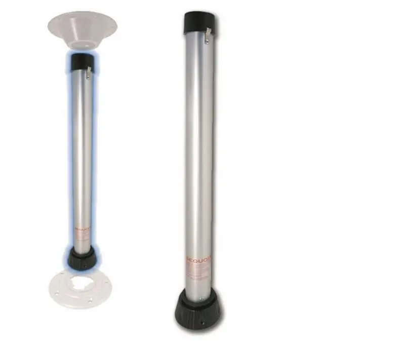 Sequoia tafelpoot 74 cm – geanodiseerd aluminium