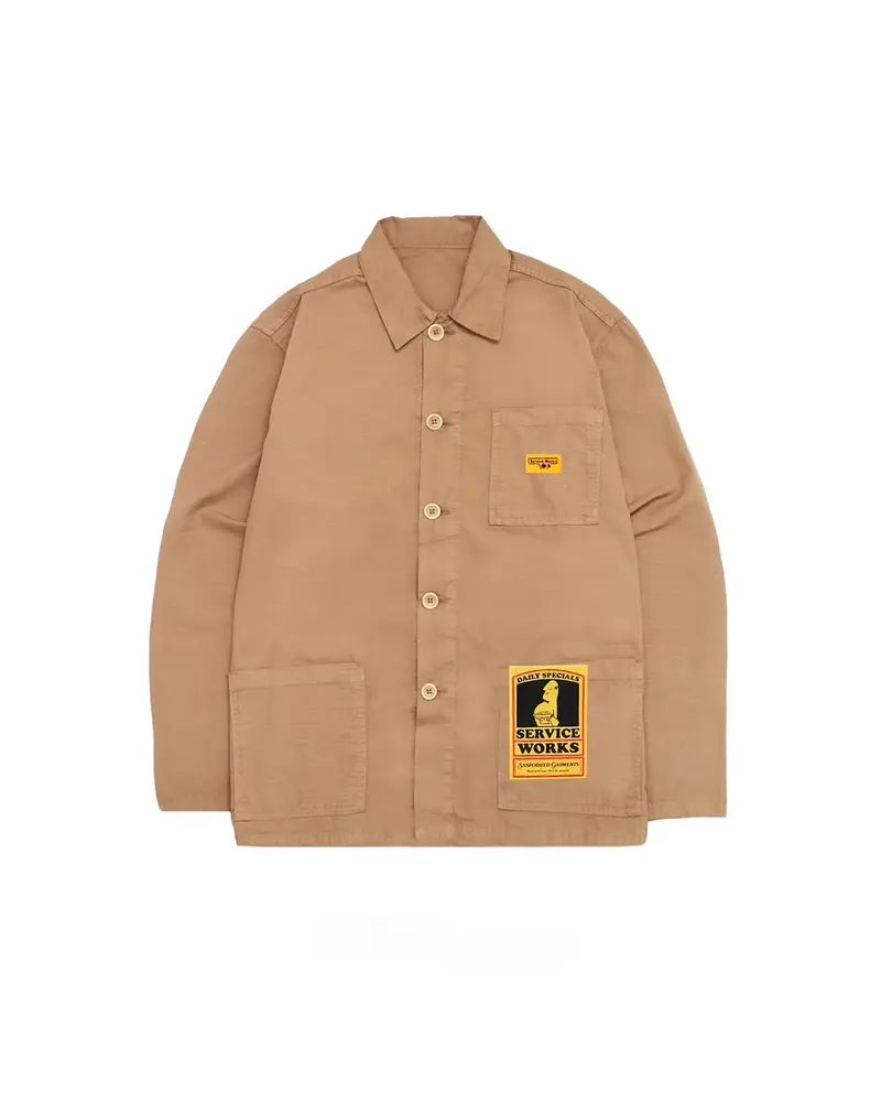 Service Works Ripstop Coverall Jacket Mink