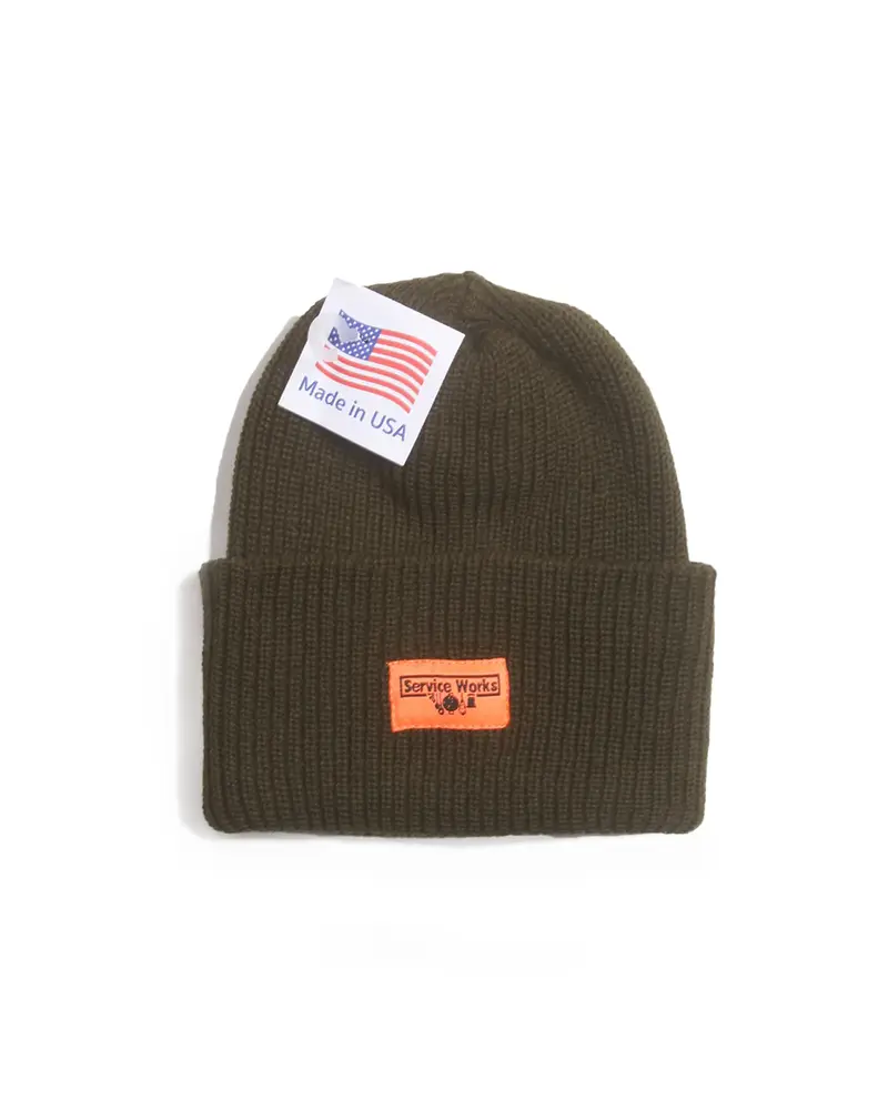 Service Works Watch Cap Olive