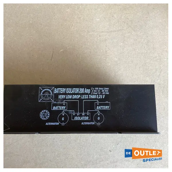 SIC Divisione battery isolator 2x 100 AMP