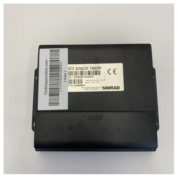 Simrad 22089841 AC12 Autopilot Control Computer - Processor for Motor and Sailboat