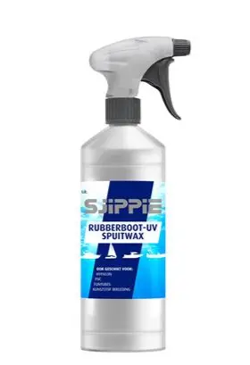 Sjippie Rubberboot UV Spuitwax – Sprayflacon 1L