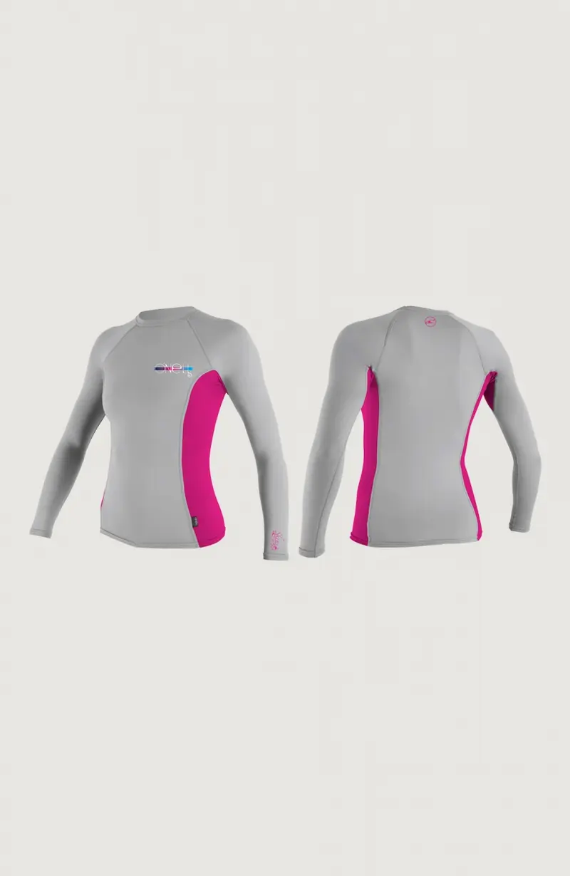 Skins Long Sleeve Crew | Silver