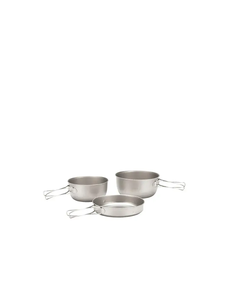 Snow Peak 3 Piece Titanium Cookset
