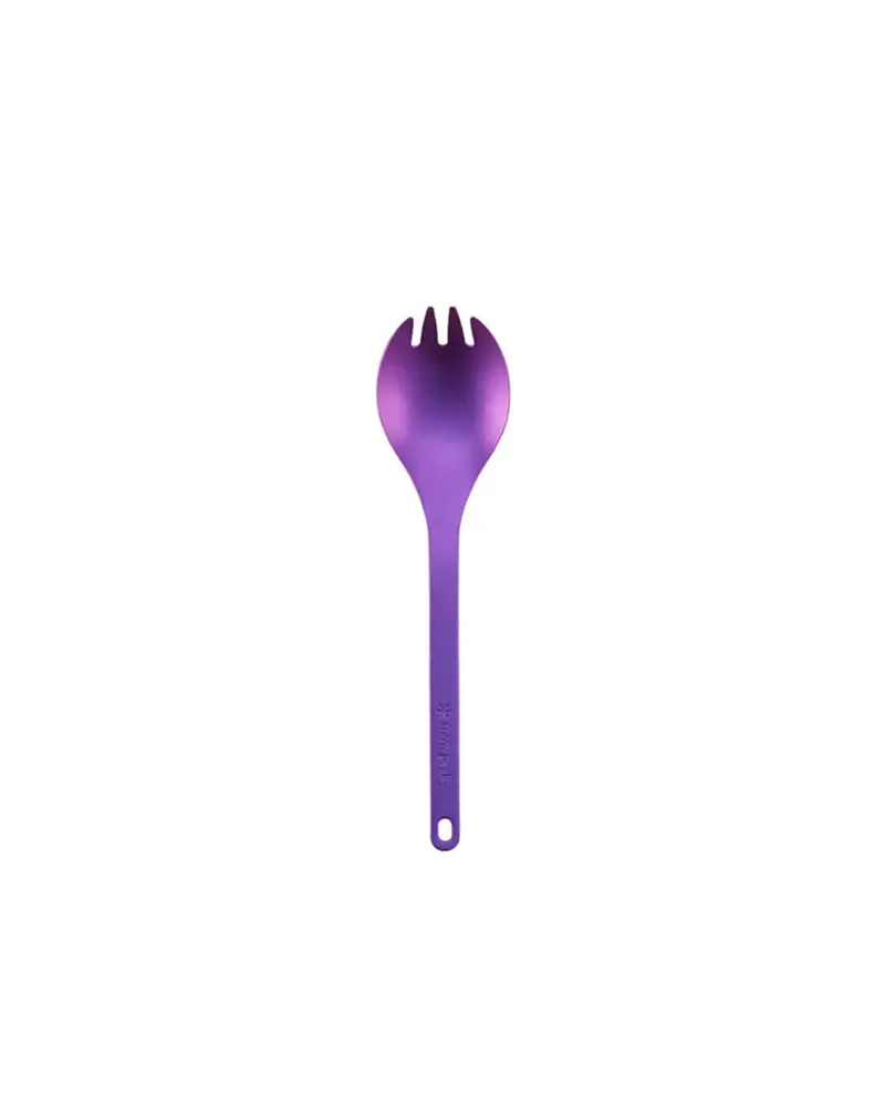 Snow Peak Titanium Colour Spork Purple