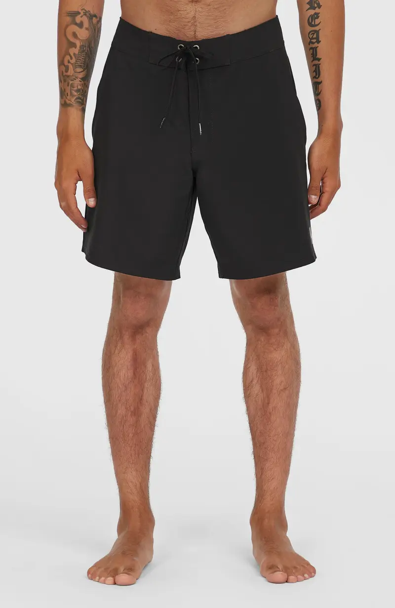 Solid 17'' Boardshorts | Black Out