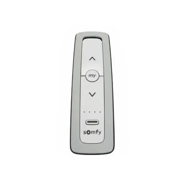 Somphy Telif 4 RTS Silver 4 channel blackout screen control unit remote
