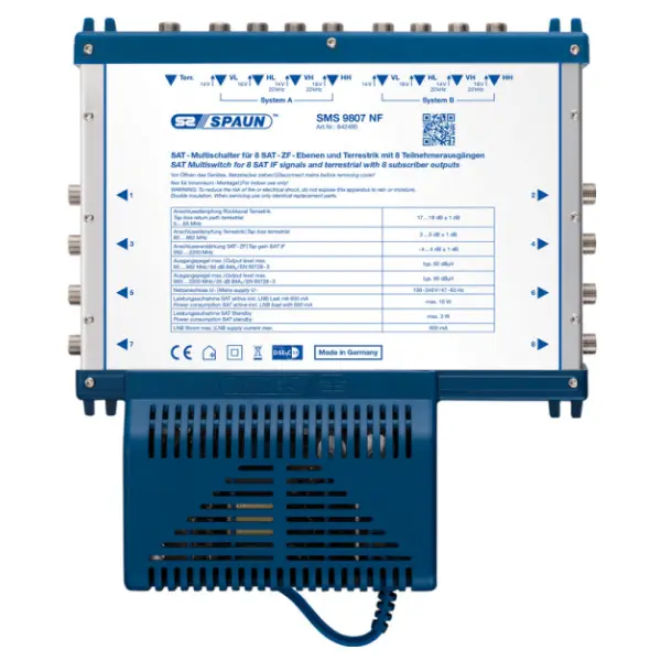 Spaun SMS 9807 NF Multiswitch Light Class
