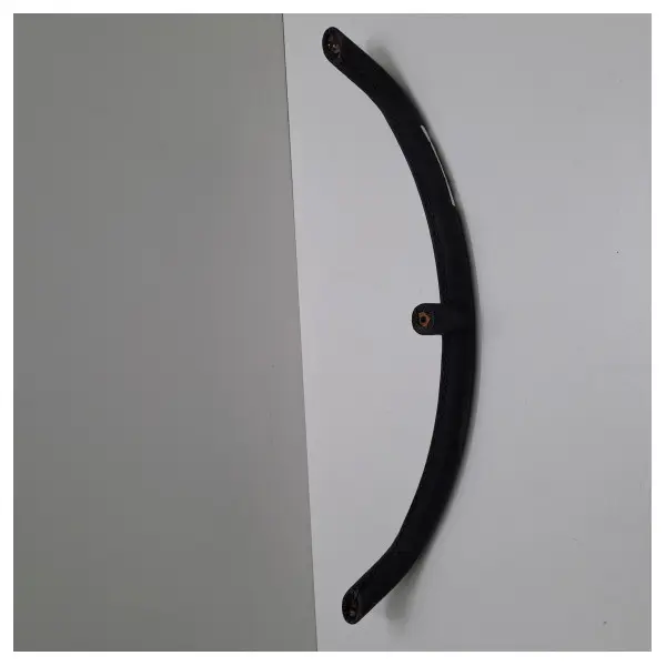 Stainless steel leather covered handle black - 55405264R