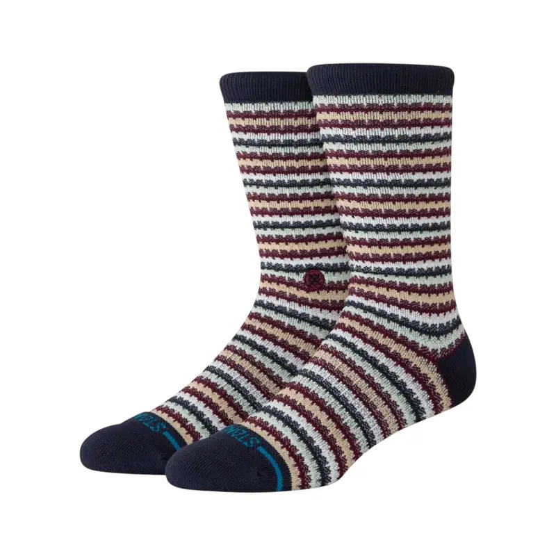 Stance Chiclets Waffle Knit Crew Nvy
