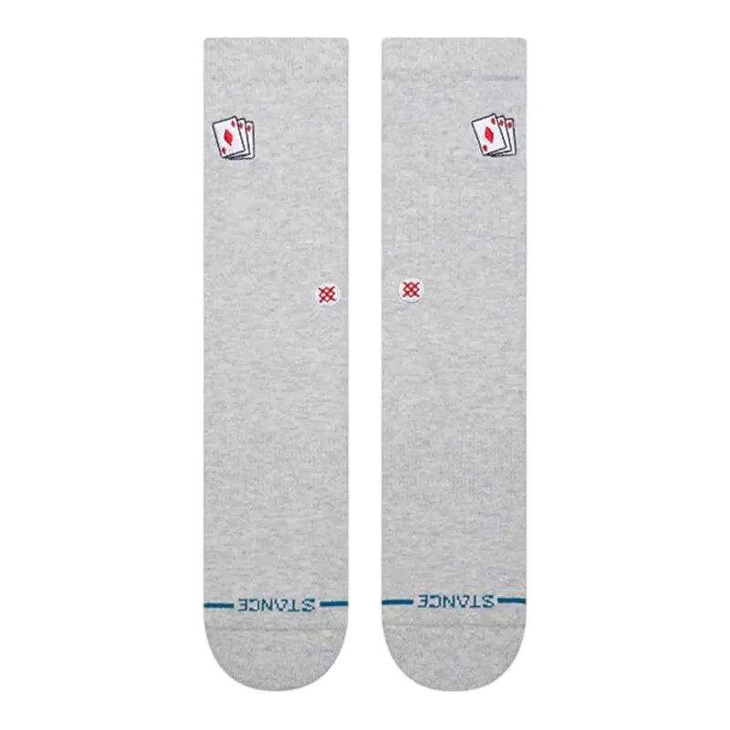 Stance Hit Me Crew Heathergrey