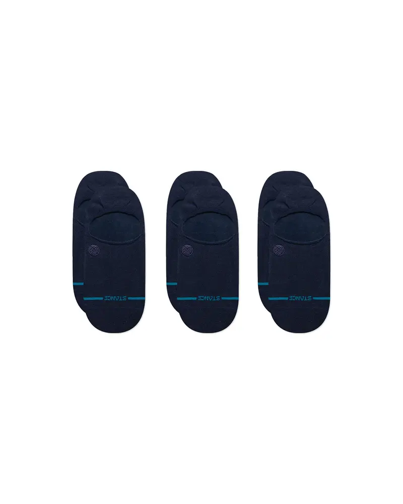 Stance Icon No Show 3 Pack Dark Navy