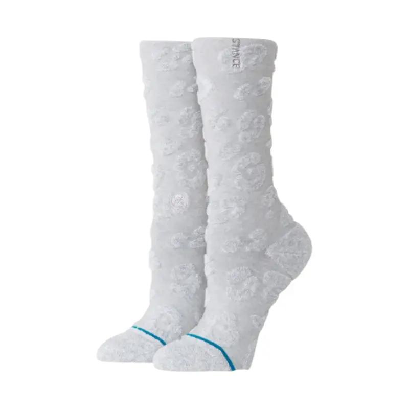 Stance Terry Cheetah Crew Heather Grey