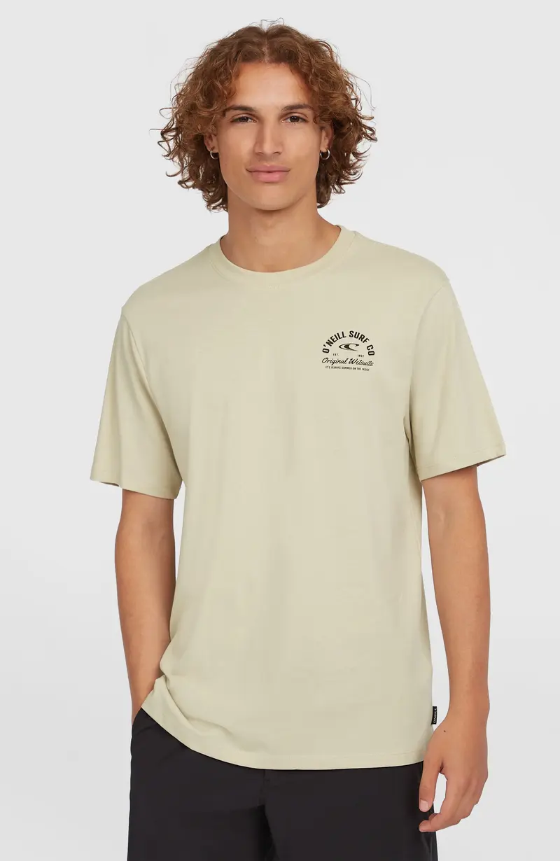 Surf Co T-Shirt | Light Khaki