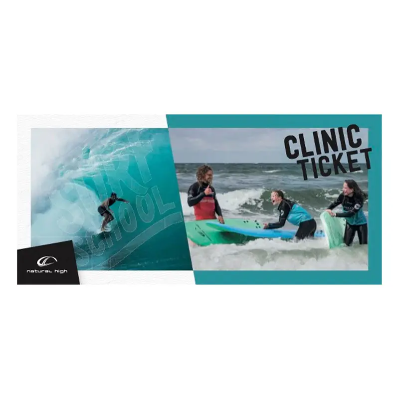 Surf School Lesson Ticket