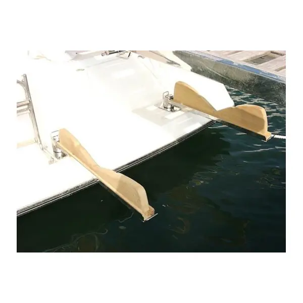 Teak dinghy support bracket for Avon 360 tender