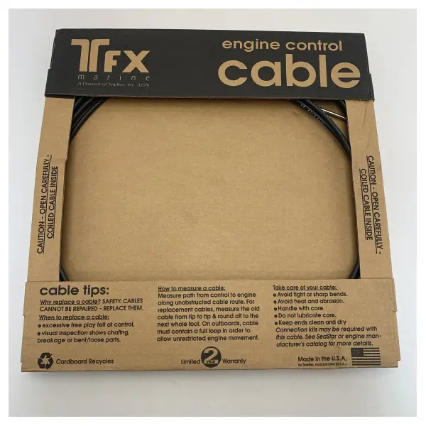 Teleflex FT 110 A39C Marine Engine Control Cable - Durable, Reliable Motor Steering Replacement