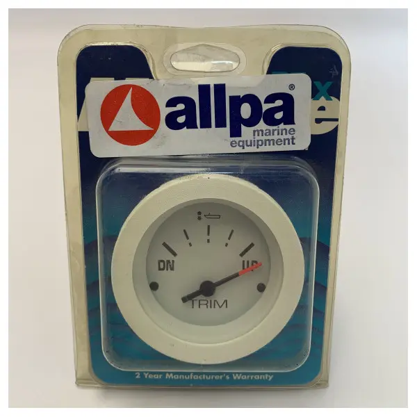 Teleflex marine engine trim indicator display white - 67742E