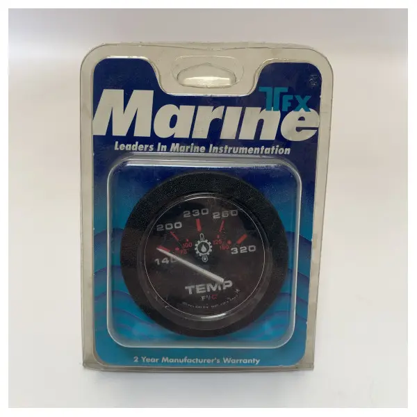 Teleflex transmission oil temperature indicator display black - 10598E