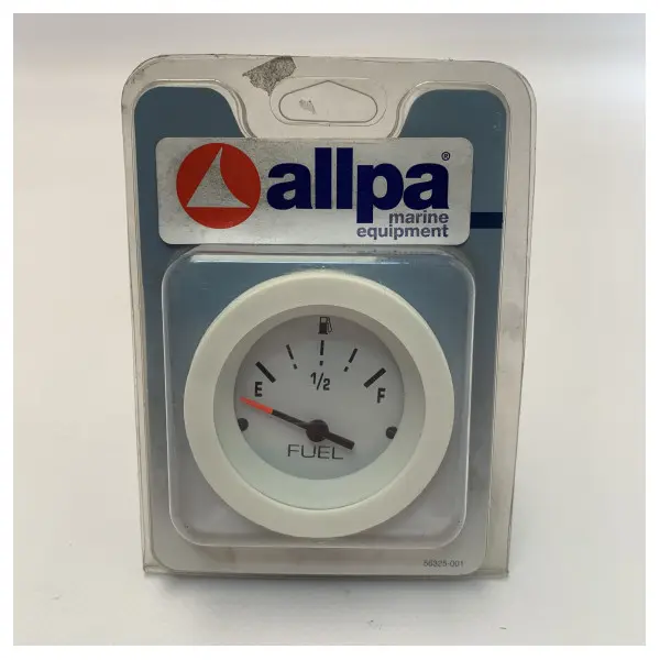 Teleflex white fuel indicator gauge 12v - 67150E