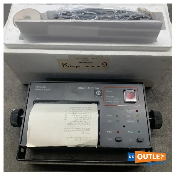 Thrane and Thrane TT-3042D remote alarm panel | EGC printer