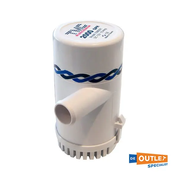 TMC R18 2000GPH high capacity 24V bilgepomp wit - 503-1820012