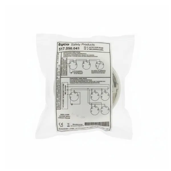 Tyco 4B-C-D Fire Detector Mounting Bracket White - 517.050.041