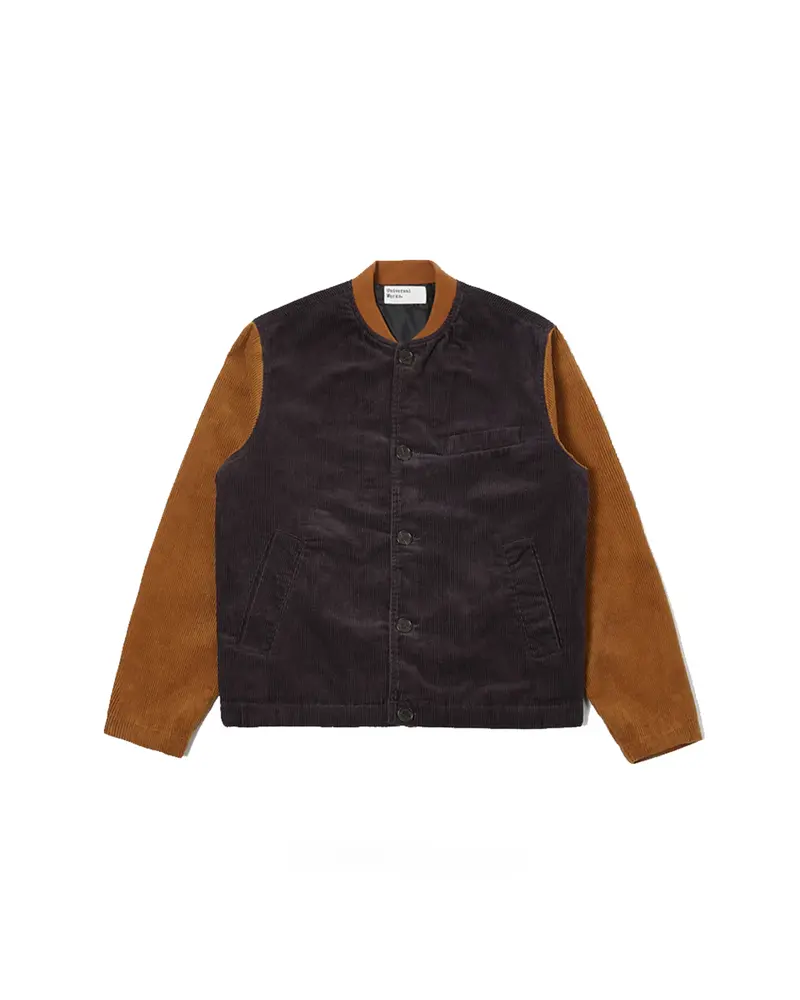 Universal Works Newark Bomber Cord Licorice / Cumin