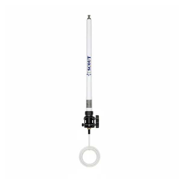 USED Scout VHF Marine Antenne Including Adjustable Mounting Bracket