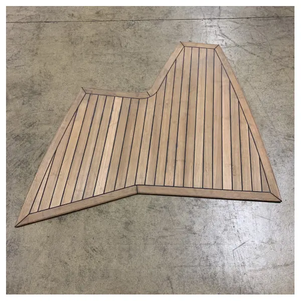 Uttern S49/51 original Forward Teak Cockpit Floor Kit - 2085274