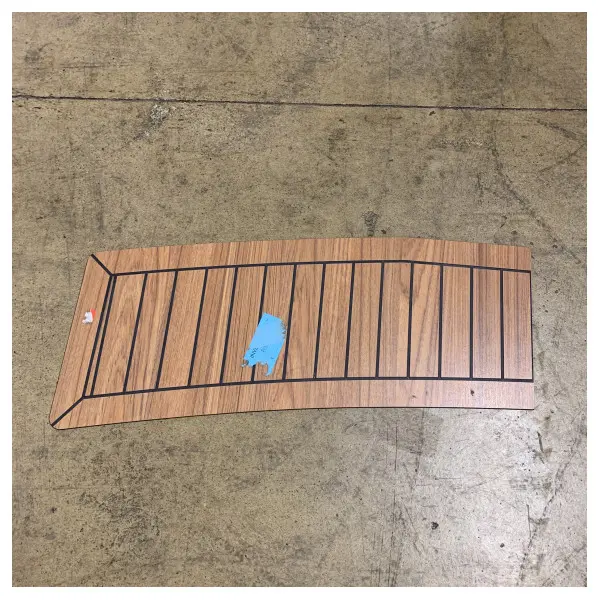 Uttern Teak Laminate Canvas Decking for D/T57 - Durable, Stylish Marine Deck Covering