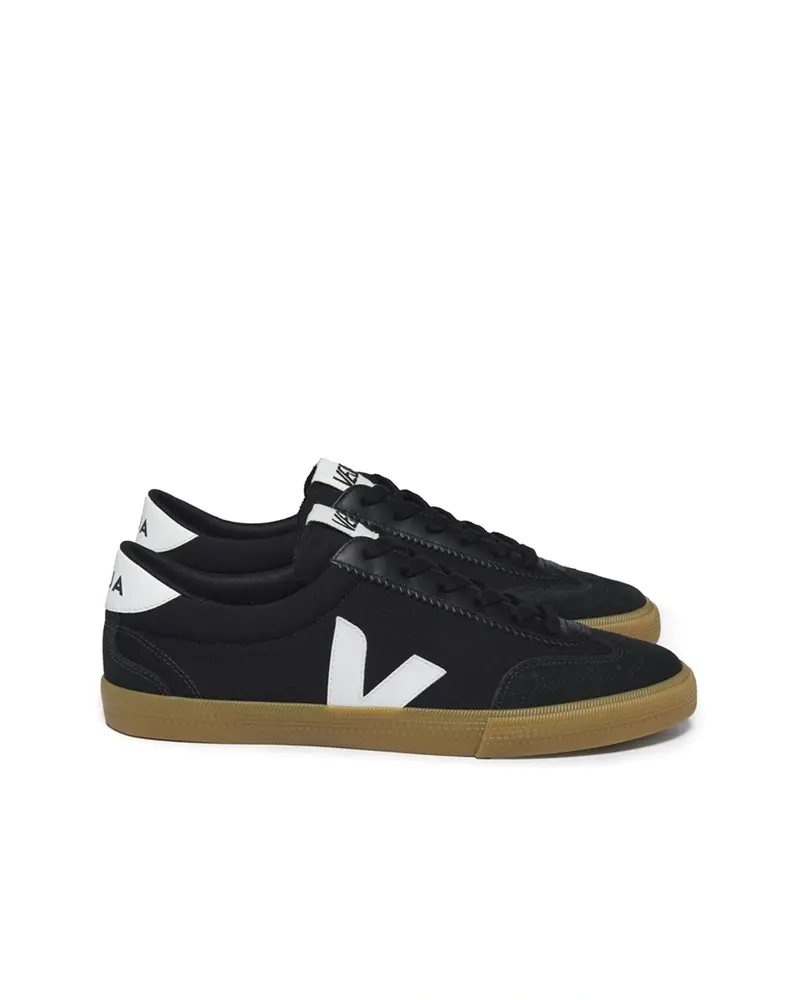 Veja Volley Canvas Black / White / Natural