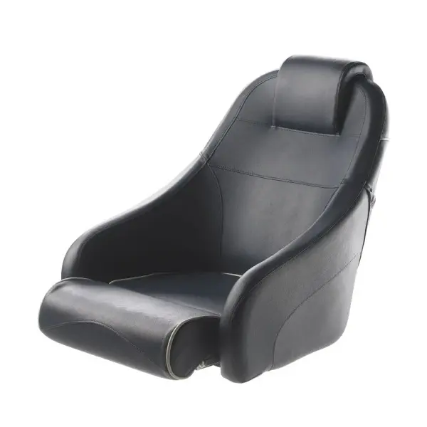 Vetus flip up boat steering seat blue - CHFUSB