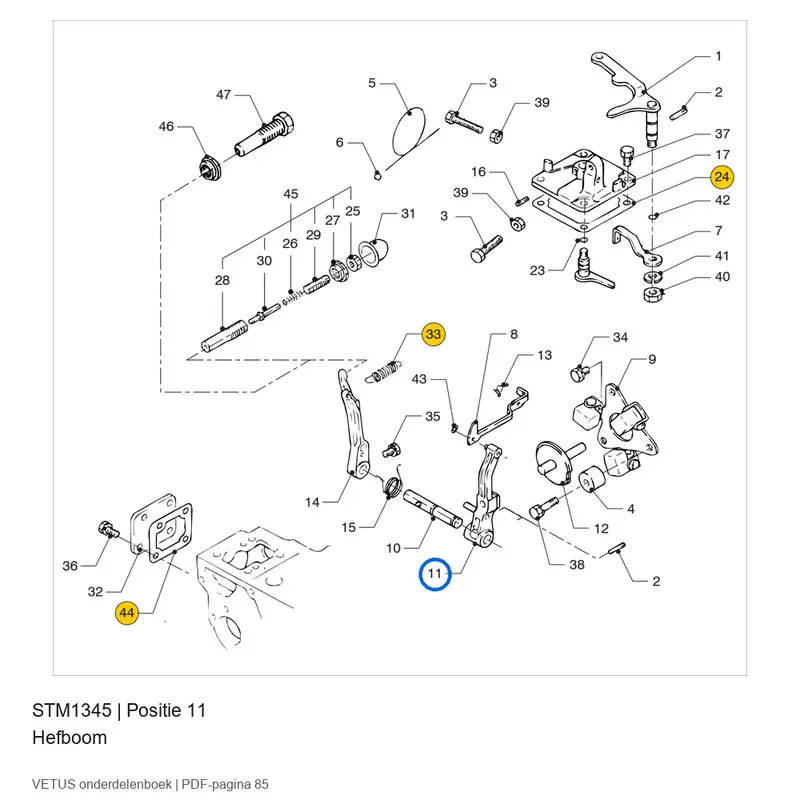 Vetus Hefboom - STM1345