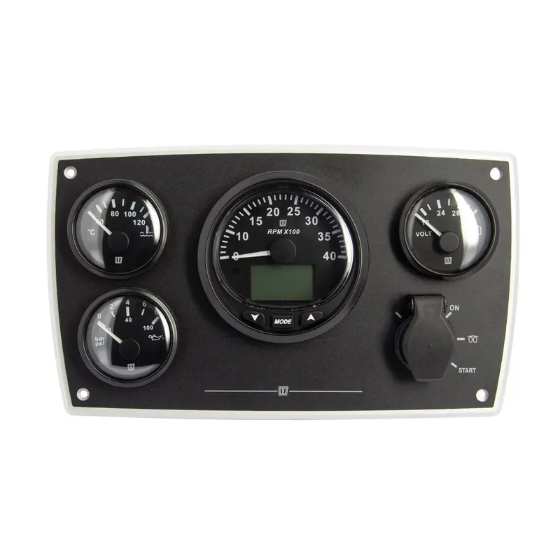 Vetus Instrumenten paneel 24V compleet - MPA34CANBS4