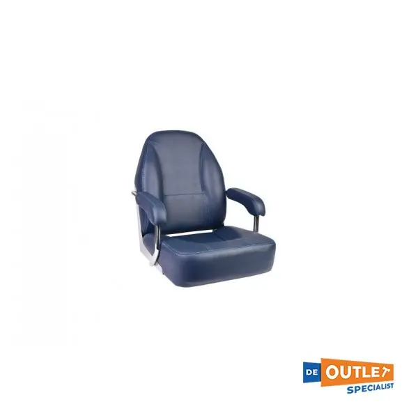 Vetus Master lederen stuurstoel blauw - CHFASB