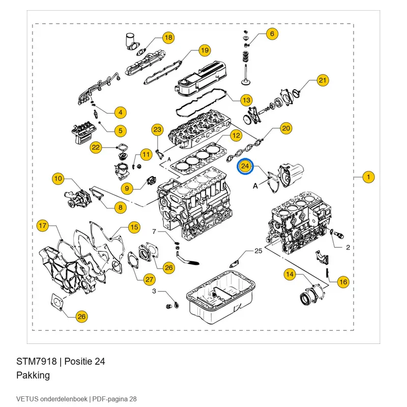 Vetus Pakking - STM7918