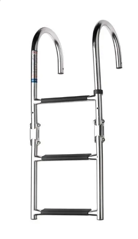 Vetus SLFB3A bathing ladder foldable stainless steel 3 steps