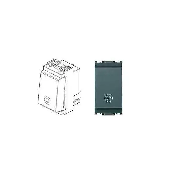 Vimar 16080 IDEA 1P NO 10A push general symbol grey - 16080