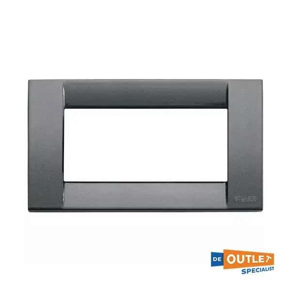 Vimar 16734.23 Classica plate 4M metal metall.anthracite