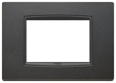 Vimar 20653.C15 Eikon Classic 3 module anthracite matt cover plate