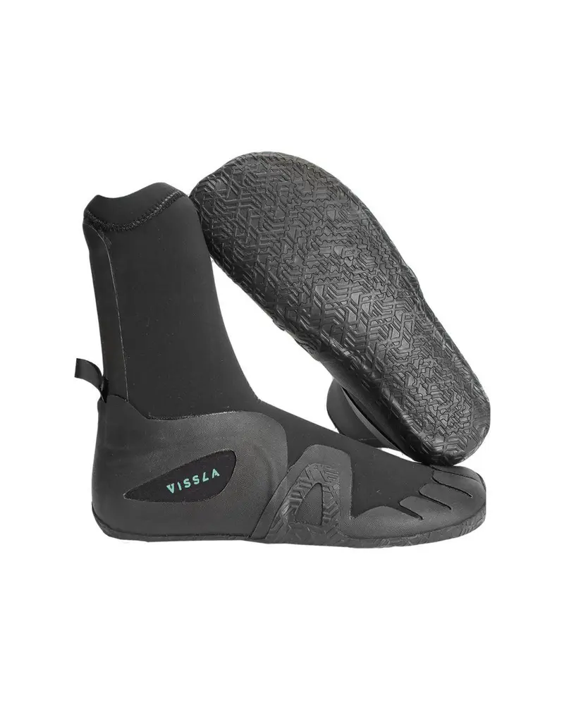 Vissla 7 Seas 5mm Round Toe Bootie Black
