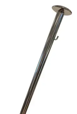 Vlaggenstok robuust RVS 25 mm