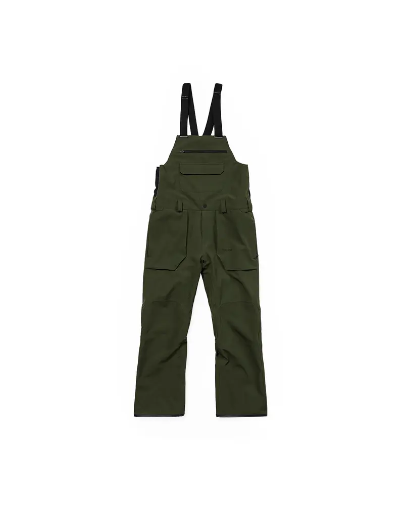 Volcom Roan Bib Overall Dark Green