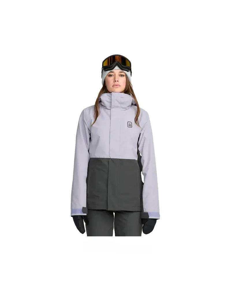 Volcom Women's Bolt Ins Snowboard Jacket Lavender Aura