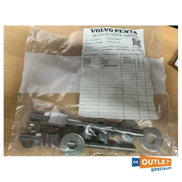 Volvo Penta kit loose MTRL anode kit - 21211798