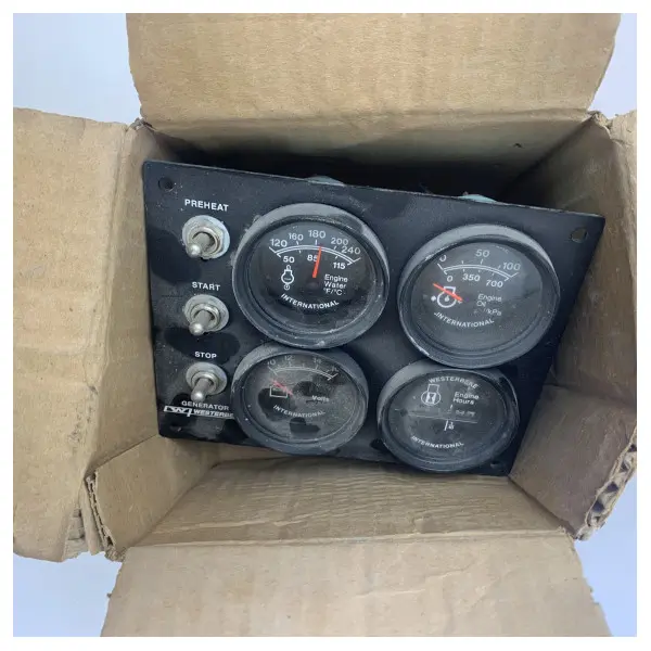 Westerbeke 12V generator control panel 036539