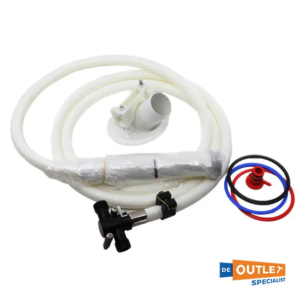 Whale Twist deck shower white - DS0014B