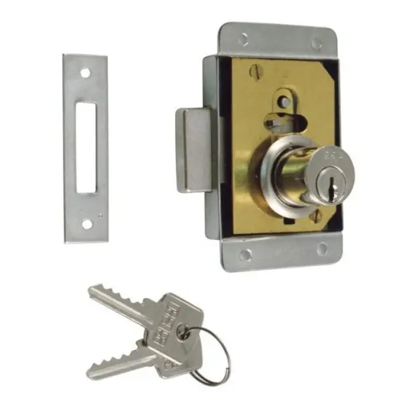 Yale External Door Lock Chrome - Yacht Hardware - 1827