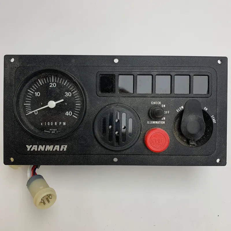 Yanmar B-type marine engine control - instrument panel